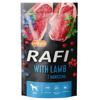 Dolina Noteci Rafi Grain Free Adult Lamb Беззерновий вологий корм для собак з Ягням, Лохиною та Журавлиною