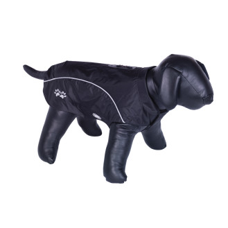 Nobby Laika Жилет дождевик со светоотражающими полосками для собак (Black S32)