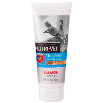 Nutri-Vet Multi-Vite Gel Cat Вітамінно-мінеральний гель зі смаком лосося для котів