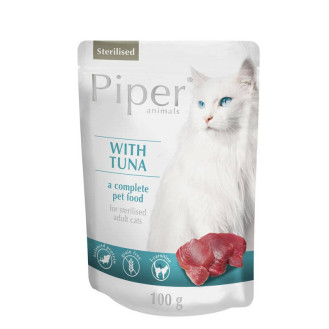 Dolina Noteci Piper Animals Cat Sterilised Tuna Беззерновой влажный корм для стерилизованных кошек с Тунцом