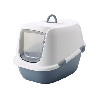 Nobby Leo Закрытый туалет-домик с угольным фильтром в комплекте для котов (Blue)