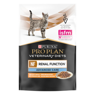 Purina Pro Plan Veterinary Diets NF Renal Function Advanced Care Chicken Влажный лечебный корм с курицей для котов с заболеваниями почек