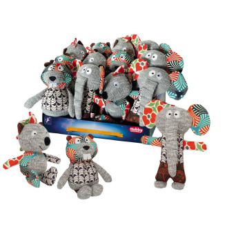 Nobby Plush М'яка іграшка для собак ToyBox Плюшеві Тварини з пищалкою 