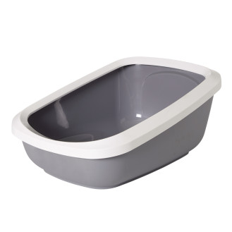 Nobby Aseo Jumbo Туалет с высокими бортиками и ободком для котов (Grey)