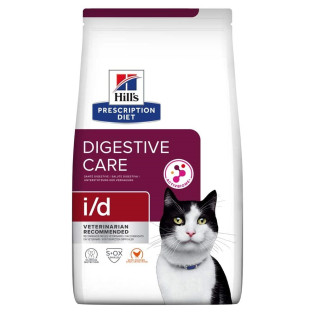 Hill's Prescription Diet i/d Digestive Care Сухой лечебный корм с курицей для котов при расстройствах пищеварения