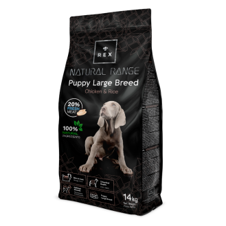 Rex Natural Range Puppy Large Chicken & Rice Сухой корм для щенков крупных пород со свежей курицей и рисом