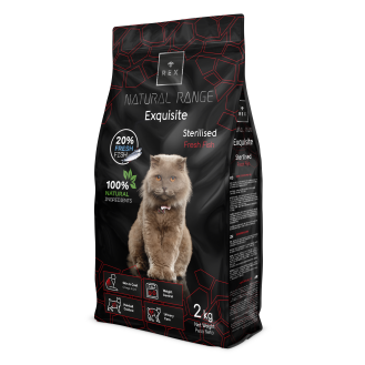 Rex Natural Range Cats Exquisite Sterilised Fish & Rice Сухий корм для стерилізованих кішок зі свіжою рибою та рисом