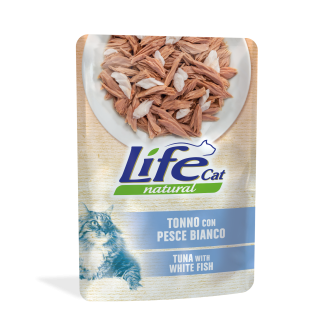 Life Cat Natural Tuna & White Fish Вологий корм для кішок Тунець з Білою Рибою