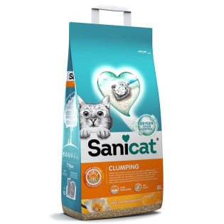 Sanicat Clumping Vanille & Mandarine Комкуючий бентонітовий наповнювач для котів з ароматом мандарину та ванілі Sanicat Clumping Vanille & Mandarine Комкуючий бентонітовий наповнювач для котів з ароматом мандарину та ванілі