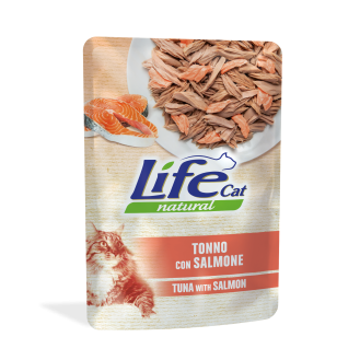 Life Cat Natural Tuna & Salmon Вологий корм для кішок Тунець з Лососем