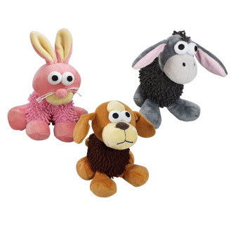 Nobby Plush Мягкая игрушка для щенков и маленьких собак ToyBox Плюшевый Ослик, Собачка, Кролик