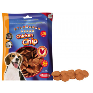 Nobby StarSnack Chicken Chip Лакомства без сахара для собак Куриные Чипсы