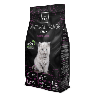 Rex Natural Range Kitten Chicken & Rice Сухий корм для кошенят зі свіжою куркою та рисом