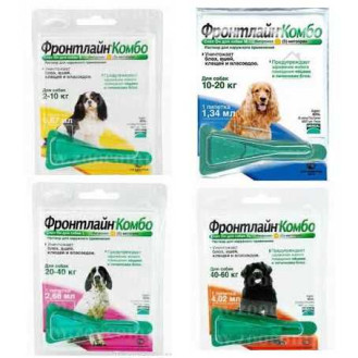 Boehringer Ingelheim Frontline Combo Dogs Монопіпетка для собак від бліх, кліщів та волосоїдів Фронтлайн Комбо