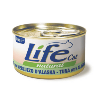 Life Cat Natural Tuna & Alaska Cod Консерва для кошек Тунец с Треской