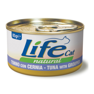 Life Cat Natural Tuna & Grouper Консерва для котів Тунець з Окунем