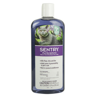 Sentry PurrScriptions Flea & Tick Shampoo Coconut & Berry Антипаразитарний шампунь з кокосом та ягодами для котів