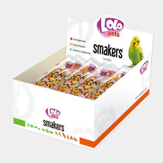 LoLo Pets Smakers Budgie Fruits Box Лакомства для волнистого попугая Витаминизированные палочки с фруктами