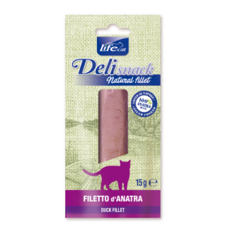 Life Cat Delisnack Natural Fillet Лакомства для кошек Свежее филе Утки