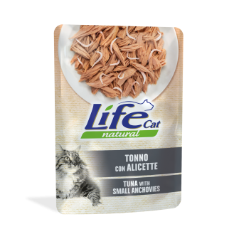 Life Cat Natural Tuna & Small Anchovies Вологий корм для кішок Тунець з Анчоусами