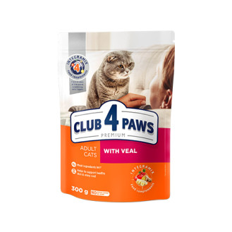 Club 4 Paws Premium Adult Cats Veal Сухой корм с телятиной для взрослых котов