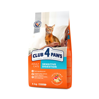 Club 4 Paws Premium Sensitive Digestion Сухой корм для взрослых котов с чувствительным пищеварением