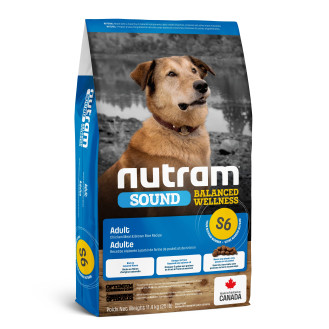 Nutram S6 Sound Balanced Wellness Adult Dog Chicken & Rice Сухий корм з куркою та коричневим рисом для собак