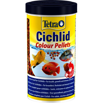 Tetra Cichlid Colour Pellets Повноцінний корм у вигляді кульок з натуральними підсилювачами кольору для яскравих цихлід