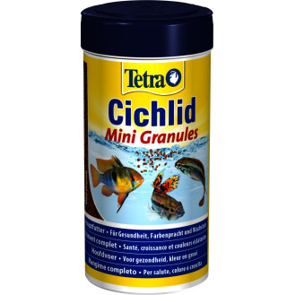 Tetra Cichlid Mini Granules Повноцінний корм у вигляді гранул з формулою BioActive для маленьких та карликових цихлід