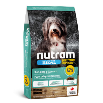 Nutram I20 Ideal Solution Support Dog Sensitive Coat, Skin & Stomach Сухий корм з ягням та коричневим рисом для собак з чутливою шкірою, шерстю та шлунком