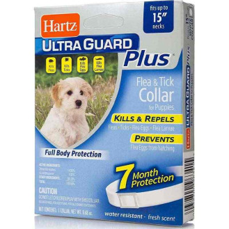 Hartz Ultra Guard Plus Flea & Tick Collar Puppies Нашийник для цуценят від бліх, кліщів, їх яєць та личинок