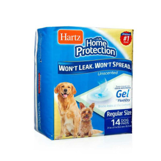 Hartz Home Protection Unscented Пелюшки з поглинаючим запахи гелевим шаром для собак