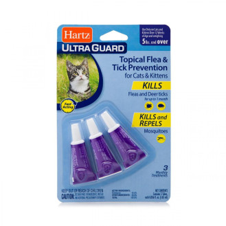 Hartz Ultra Guard Flea & Tick Spot-on Cats Антипаразитарні краплі для котів від бліх та кліщів