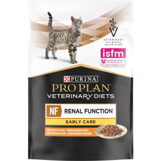 Purina Pro Plan Veterinary Diets NF Renal Function Early Care Вологий лікувальний корм з куркою для котів із захворюваннями нирок на ранніх стадіях Purina Pro Plan Veterinary Diets NF Renal Function Early Care Вологий лікувальний корм з куркою для котів із захворюваннями нирок на ранніх стадіях