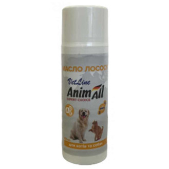 AnimAll VetLine Salmon Oil Vitamoll Лососева олія для собак та котів