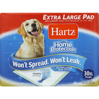 Hartz Home Protection Extra Large Dog Pads Пеленки с поглощающим запахи гелевым слоем для больших собак