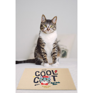 Jungo Pets Mats Cool Cat Антискользящий лежак-коврик для котов Крутая Кошка