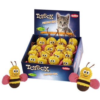 Nobby Plush Catnip Мягкая игрушка для кошек ToyBox Пчелка с кошачьей мятой