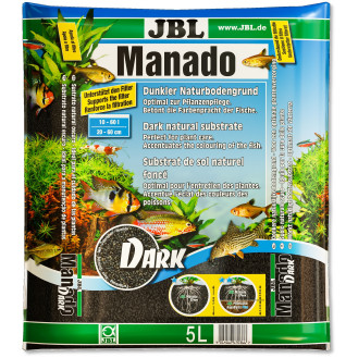 JBL Manado Dark Натуральный темный субстрат 1,5-2,5 мм для аквариума (5 л)