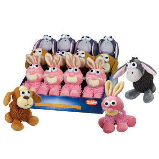 Nobby Plush М'яка іграшка для цуценят та маленьких собак ToyBox Плюшевий Віслюк, Собачка, Кролик
