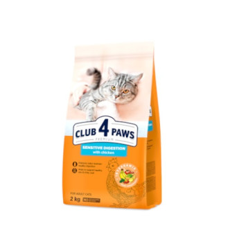 Club 4 Paws Premium Sensitive Digestion Сухой корм для взрослых котов с чувствительным пищеварением