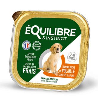 eQuilibre & instinct Poultry Meat & Carrots & Milk Консерва для цуценят Паштет з м'ясом птиці, морквою та молоком