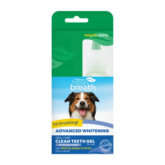 TropiClean Advanced Whitening Clean Teeth Gel For Dogs Отбеливающий гель для самоочистки зубов собак