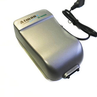 Atman AT-A 65/8500 Бесшумный сетевой двухканальный компрессор для аквариума с регулировкой производительности при помощи переключателя  (AT-A6500)