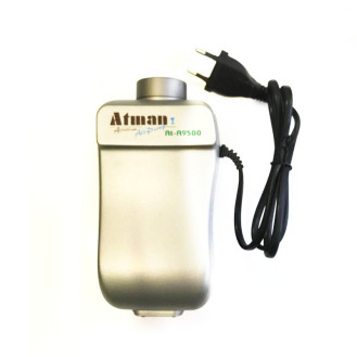 Atman AT-A 75/9500 Бесшумный сетевой двухканальный компрессор для аквариума с плавной регулировкой производительности (AT-A9500)