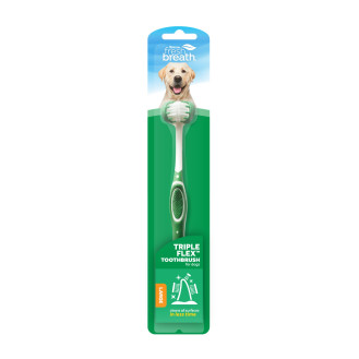 TropiClean TripleFlex Toothbrush For Large Dogs Зубна щітка для собак великих порід