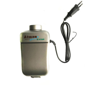 Atman AT-A 75/9500 Бесшумный сетевой двухканальный компрессор для аквариума с плавной регулировкой производительности (AT-A7500)