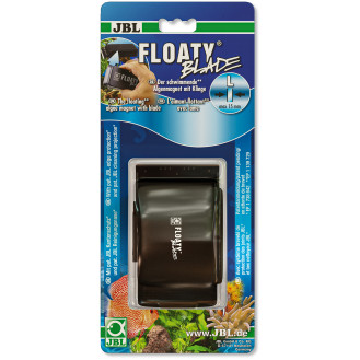 JBL Floaty Blade Плавающий магнитный скребок с лезвием для чистки толстых аквариумных стекол (L)