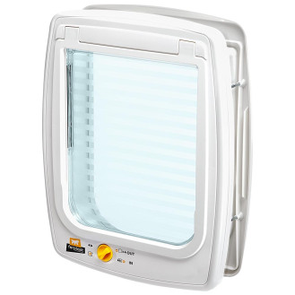 Ferplast Swing 11 Универсальные двери для средних собак с четырьмя режимами работы и расширительным туннелем (White)