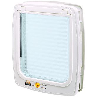 Ferplast Swing 15 Универсальные двери для крупных собак с четырьмя режимами работы и системой защиты от сквозняков (White)